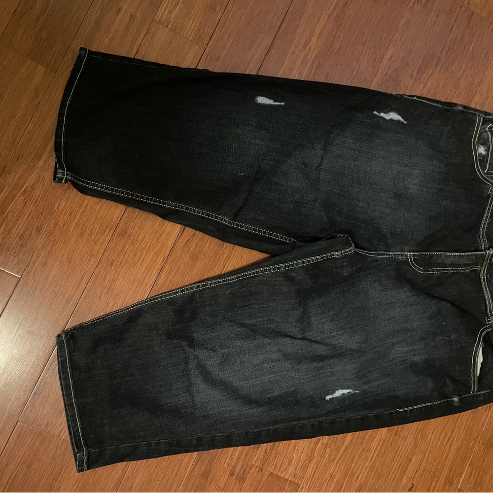 Lane Bryant Capri Jeans Distressed 20W